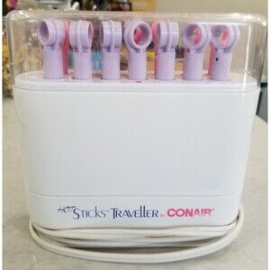 Conair Hot Sticks Traveller hairsetter set with 14 flexible rollers model hs18
